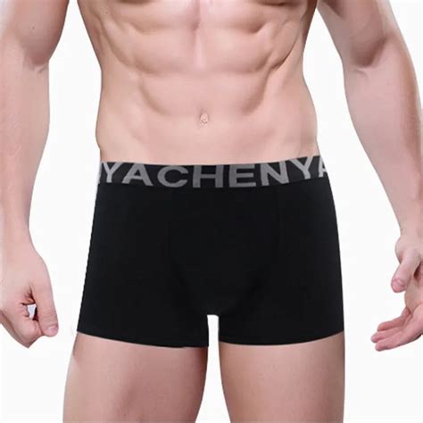 Mens Modal Boxer Homme Underwear Male Solid Color Panties Mens Boxers Man Breathable Underpants