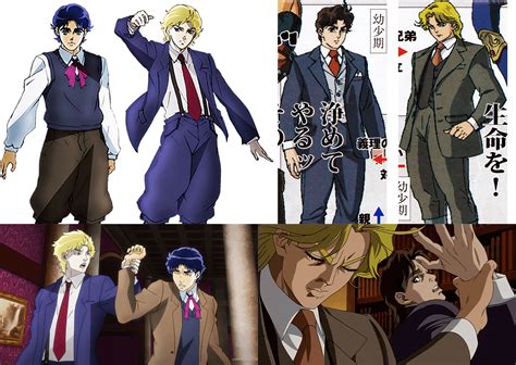 Young Jonathan And Young Dio Designs In 2012 Anime And 2007 Movie R