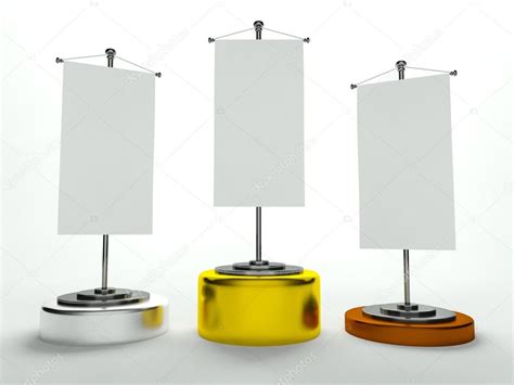 ✓ free for commercial use ✓ high quality images. Podium 3d avec drapeaux vides image libre de droit par ...