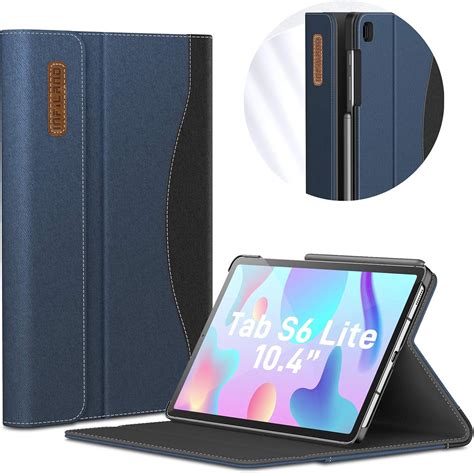 Infiland Funda Para Galaxy Tab S Lite Soporte Frontal Grueso Malet N Cascara Con Auto Reposo