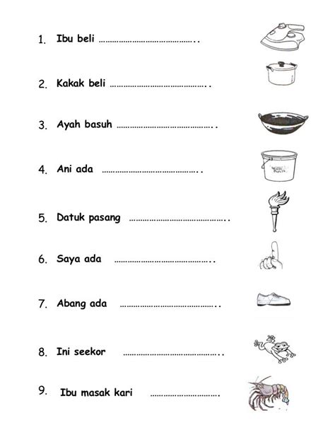 Free Printable Bahasa Malaysia Worksheet Printable Templates