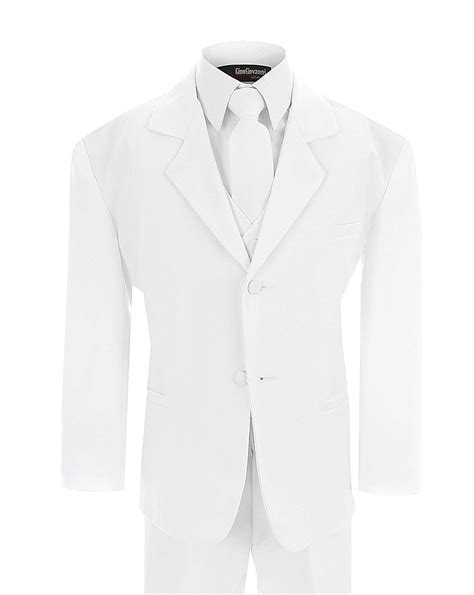 Boy's Formal Dresswear Set - White Suit - C11239K7YVR | White suits, Boys white suit, White 