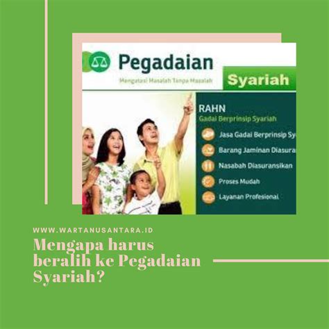 Mengapa Harus Beralih Ke Pegadaian Syariah