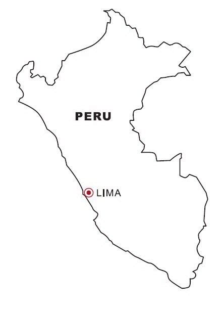 Colorea Tus Dibujos Mapa De Perú Para Colorear