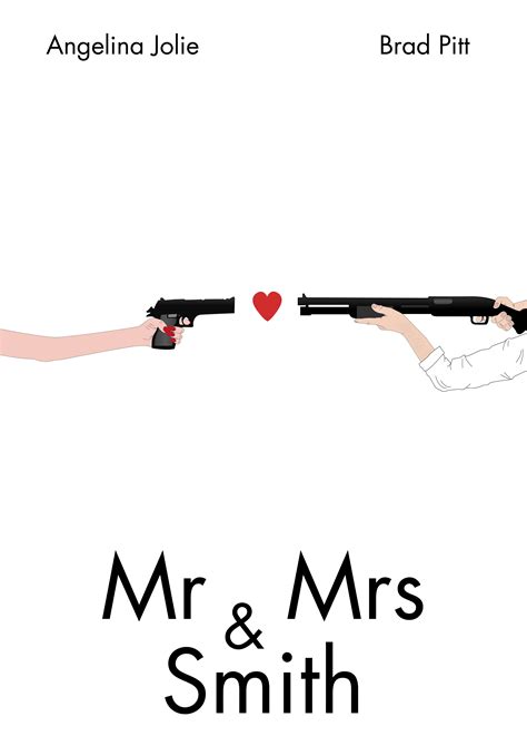 Affiche Du Film Mr And Mrs Smith Mr Movie Posters Mr And Mrs Smith