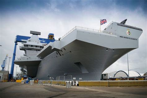 Hms Queen Elisabeth Is The Largest Warship In The Royal Navy