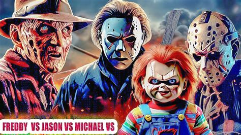 Chucky Vs Jason Vs Michael Myers Vs Freddy Battle Of The Horror Icons