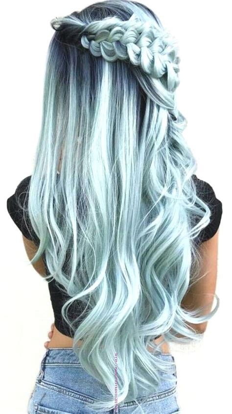 33 Blue Ombre Hair Color Trend In 2019 Blue Ombre Hair