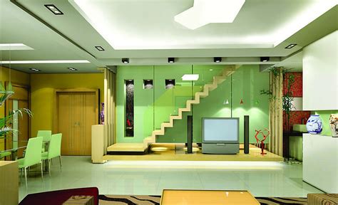 Ruang tamu sentuhan bata merah. DESAIN INTERIOR RUANG TAMU BERNUANSA HIJAU | IDAMAN