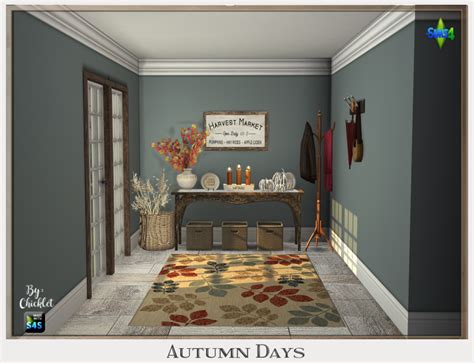 Chicklets Nest Autumn Days Decor Set Sims 4 Updates ♦ Sims 4