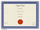 Mint & orange line icons certificate of. Free Certificate Templates | Blank Certificates - Free ...