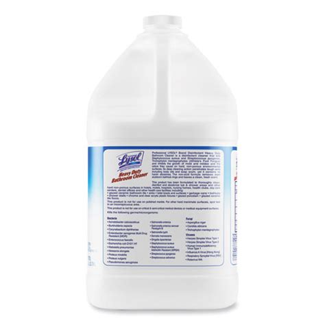 Disinfectant Heavy Duty Bathroom Cleaner Concentrate 1 Gal Bottle 4