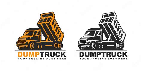 Premium Vector Dump Truck Logo Design Vector