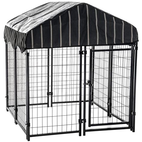 Lucky Dog 4x4 Pet Resort Kennel W Cover By Lucky Dog At Mills Fleet Farm