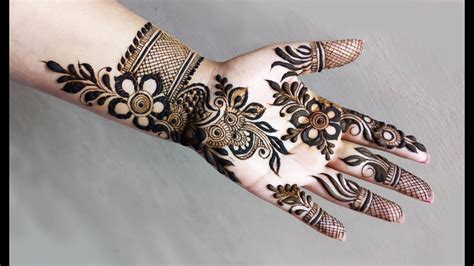 39 Easy Henna Designs For Front Hand Great Concept