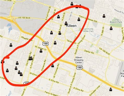 Killeen Tx Burglary Map Spotcrime The Publics Crime Map