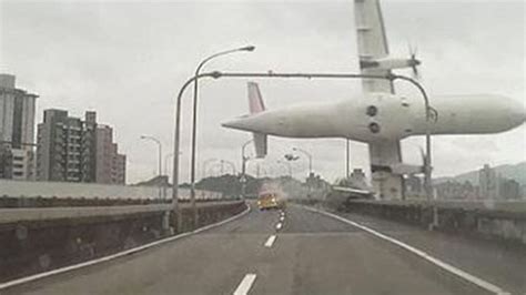 Taiwan Transasia Plane Crashes Into River Bbc News