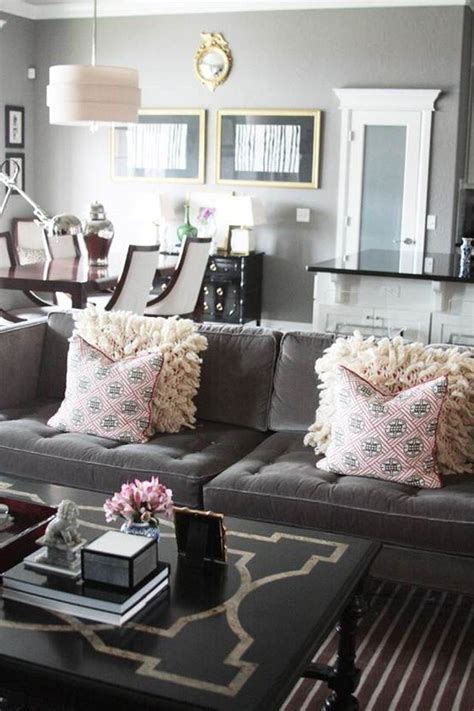 30 Decorating Ideas For Grey Living Rooms Decoomo
