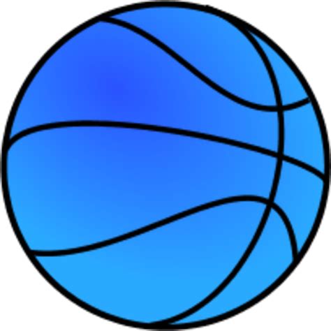 Blue Basketball Clipart Free Images Wikiclipart