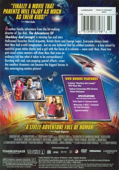 Adventures Of Sharkbabe And Lavagirl The DVD DVD Empire