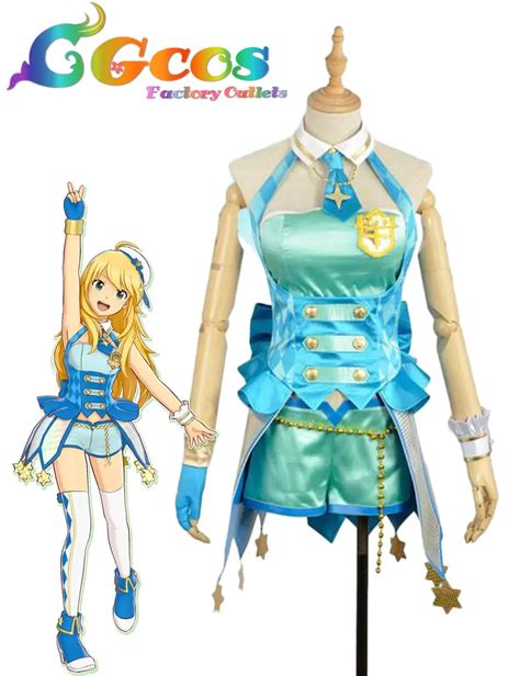 Cgcos Free Shipping Cosplay Costume The Idolmaster Cinderella Girls Miki Hoshii Uniform New In