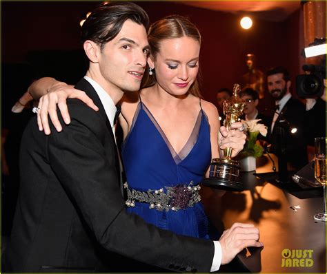 Brie Larson Kisses Boyfriend Alex Greenwald Backstage At Oscars