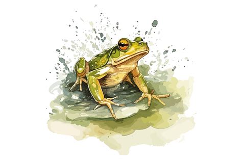 Svg Frog Pond Vector Illustration Graphic By Evoke City · Creative Fabrica