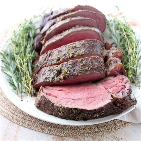 Resting the meat at room temperature before and after it is grilled ensures even cooking, and indirect heat yields the juiciest. What Sauce Goes With Herb Crusted Beef Tenderloin / Herb Crusted Beef Tenderloin with ...