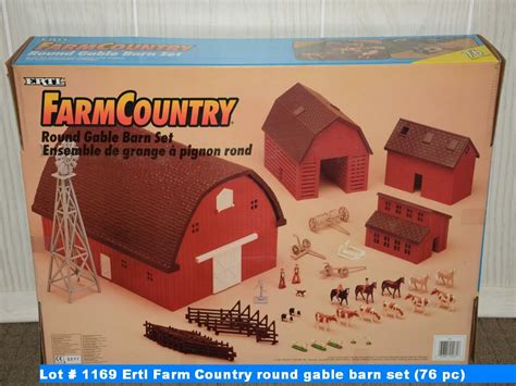 It is owned by al mcwhiggin. Ertl Farm Country round gable barn set (76 pc)