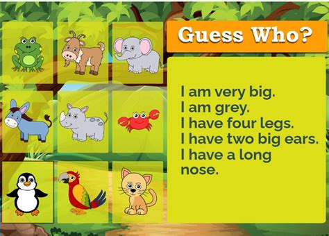 Animal Riddles for kids, farm animal riddles, wild animal riddles