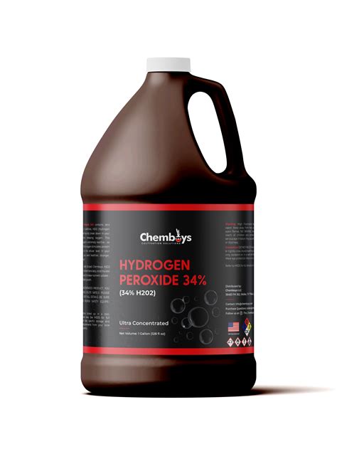 Hydrogen Peroxide 34 Chemboys Llc