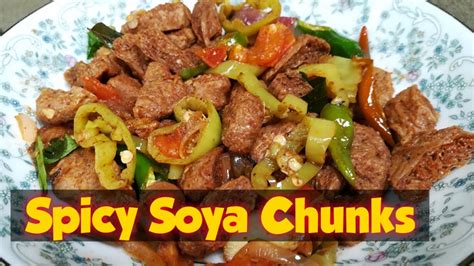 Deviled Soya Meat Spicy Soya Chunks Textured Vegetable Protein