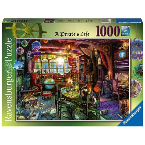 Ravensburger Aimee Stewart A Pirates Life 1000 Piece Jigsaw Puzzle