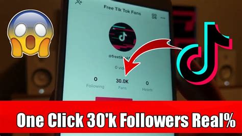 Get free tiktok fans without filling in any survey. TikTok New 30k Fans And Likes Hack Without Human ...