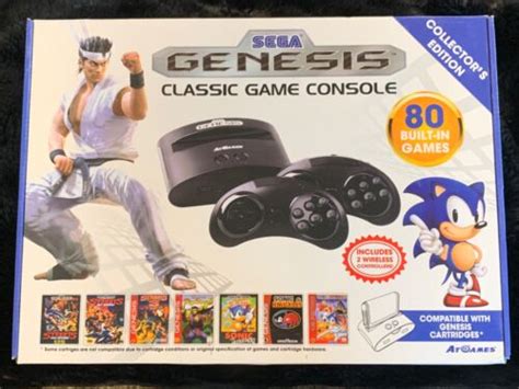 Atgames Sega Genesis Classic Collectors Edition Mini Console 80 Built
