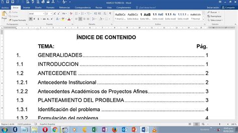 Como Hacer Indice De Figuras Y Tablas En Word 2016 Printable