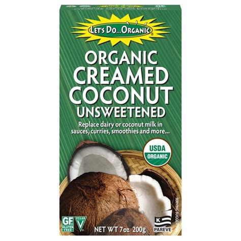 Lets Do Organic Creamed Coconut 7 Oz Vitacost