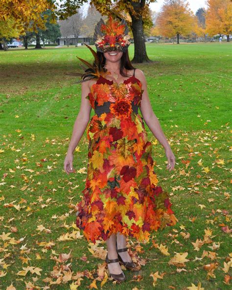 My Final Costume Lady Of The Leaves Or Autumn High Low Dress