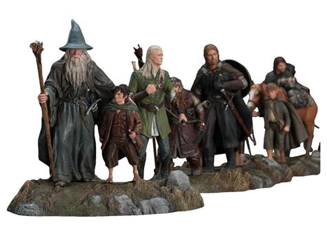 The Fellowship Of The Ring Diorama Set 2 Lord Of The Rings Statues