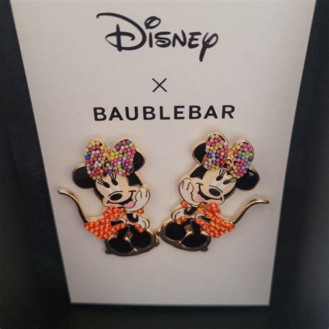 Minnie Mouse Disney X Baublebar Earrings Gem
