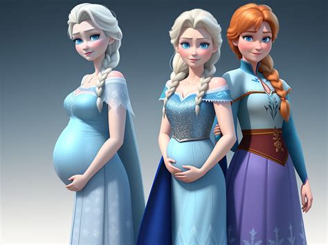 Ai Art Generator Z Tekstu Elsa And Anna From Frozen Nude Pregnant Img