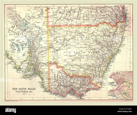 New South Wales Map Stock Photos And New South Wales Map Stock Images Alamy