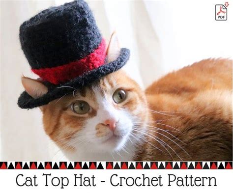 Hat For Cat Crochet Pattern