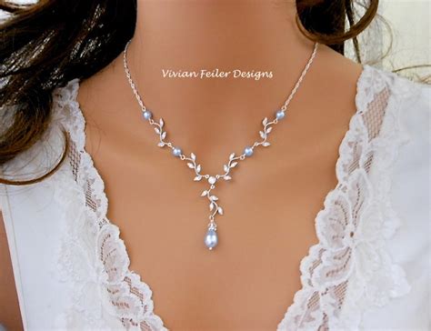 Bridal Jewelry Set Vine Wedding Necklace And Earrings Bridal Y Etsy