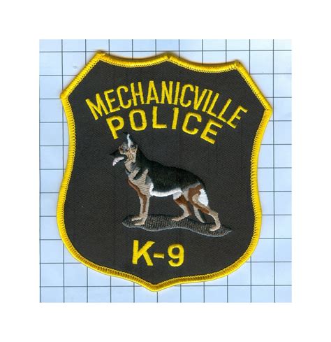 Embroidered K9 Police Patch Collectibles Mechanicville Etsy