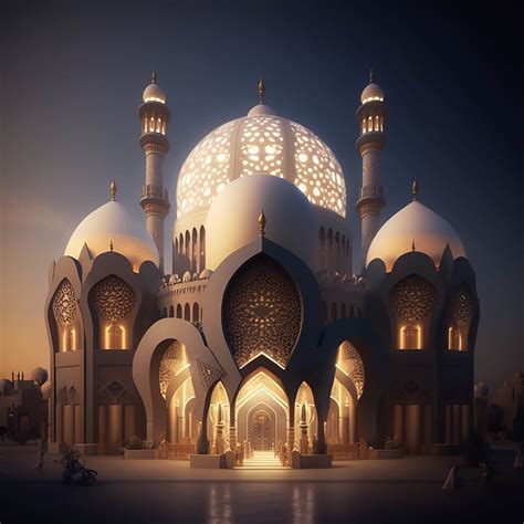 Spiritual Ai Mosque By Marwa El Nahasfuturistic