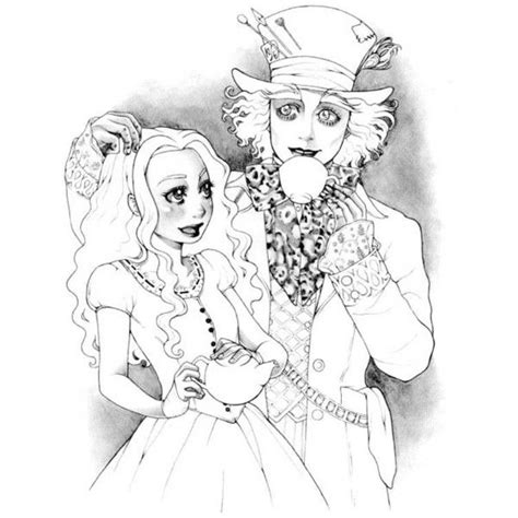Pin By Jay On My Polyvore Finds Mad Hatter Drawing Alice In Wonderland Drawings Hatter