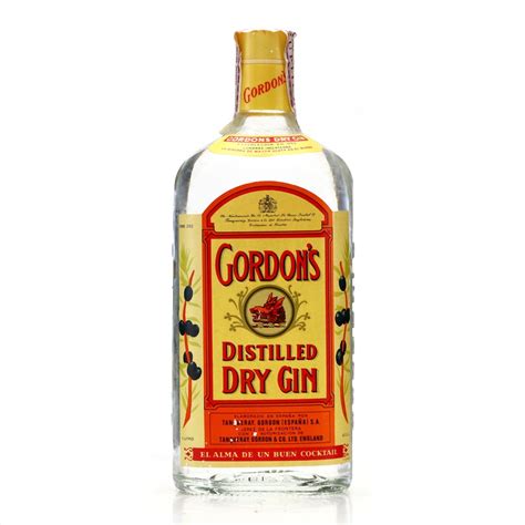 Gordons London Dry Gin Export 1970s 43 100cl Old Spirits Company