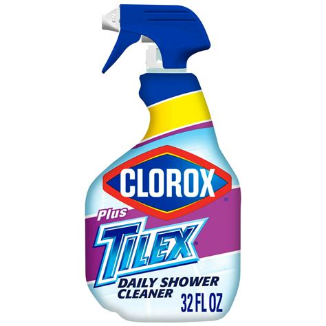 Clorox Plus Tilex Daily Shower Cleaner Spray Bottle 32 Ounce