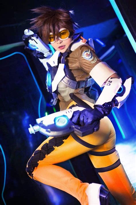 Tracer Cosplay Costume Overwatch 12 Tracer Cosplay Overwatch Cosplay Cosplay